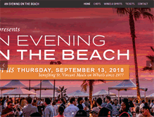 Tablet Screenshot of eveningonthebeach.com